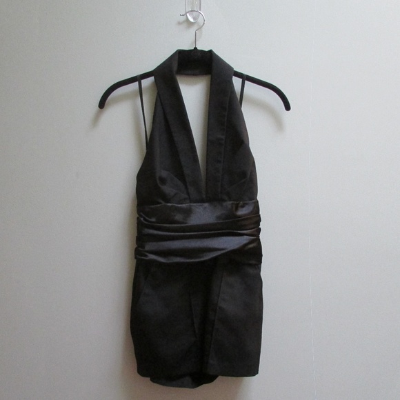 |ASOS| Petite Black Romper - Size 1 NWT - Picture 1 of 3
